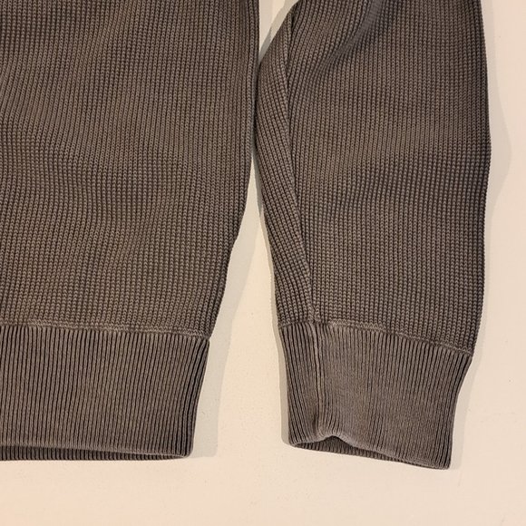 J. Crew Men's Textured Small Quarter Zip Mock Neck Pullover Style #H6956 - Picture 6 of 16